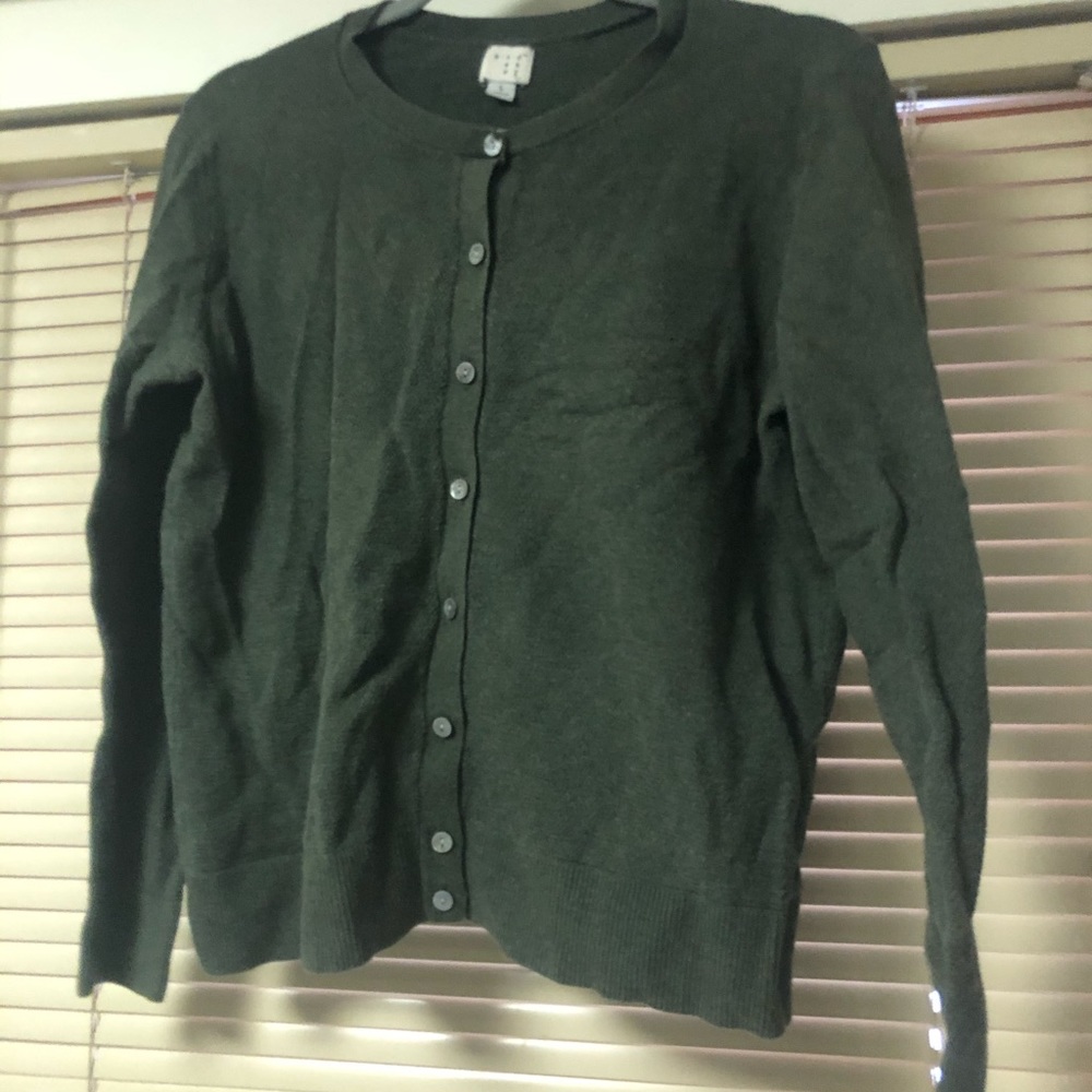Army Green Cardigan